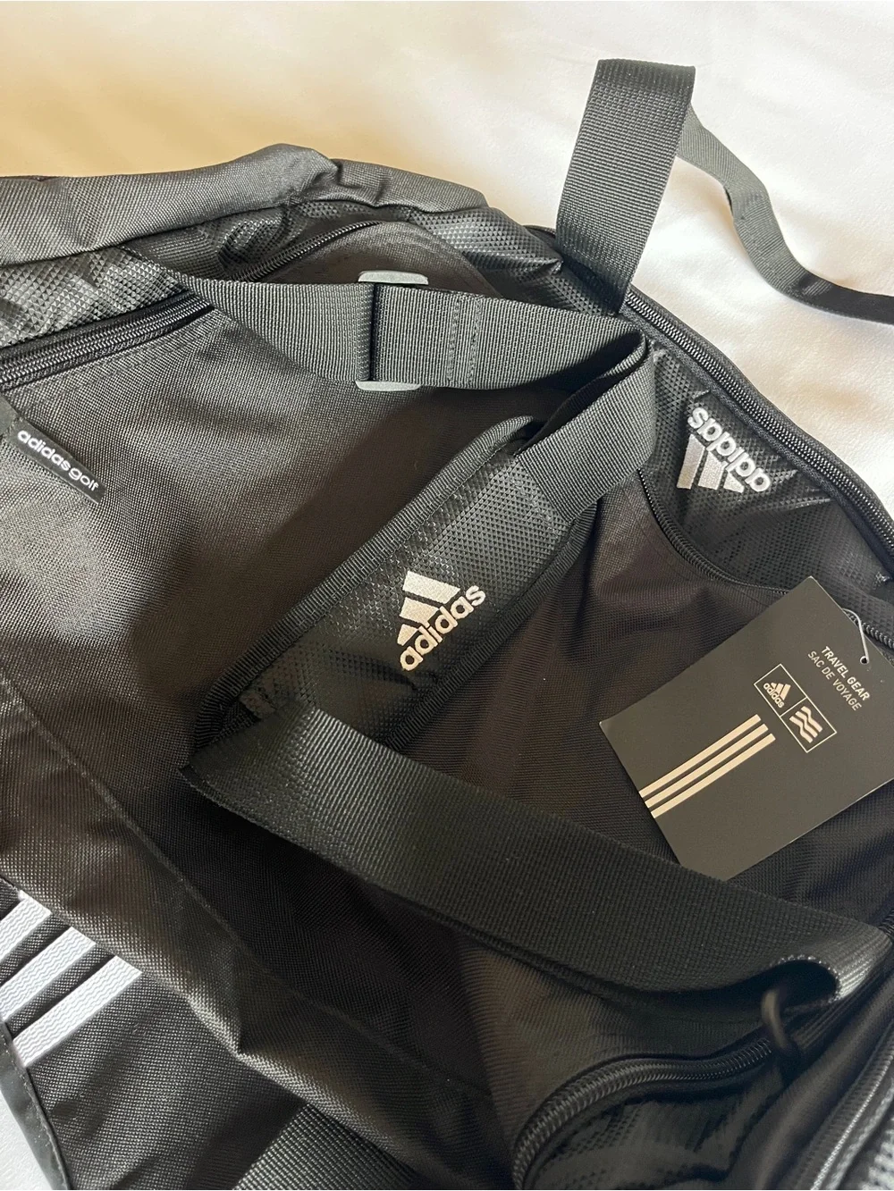 Adidas Golf / Travel / Gym Bag - Black Duffel Dish ESPN Media Promo